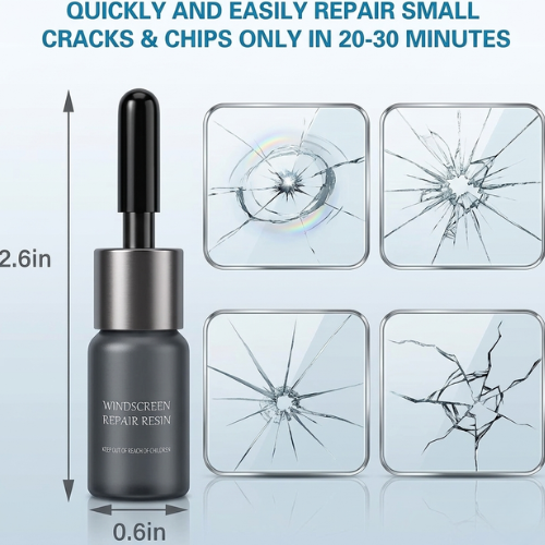 Windshield Repair Kit (Pack of 2) – Fix Cracks in Minutes | Save ₹5000+