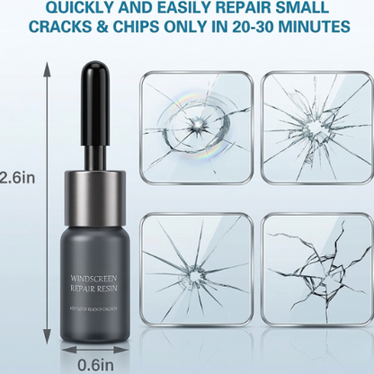 Windshield Repair Kit (Pack of 2) – Fix Cracks in Minutes | Save ₹5000+
