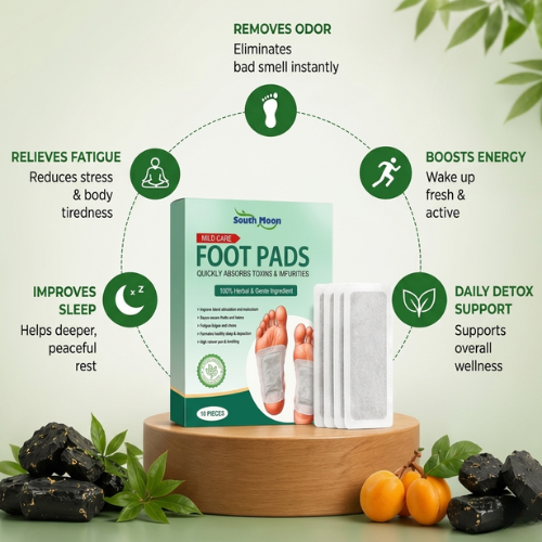 Detox Foot Pads – Overnight Relaxation & Sleep Support Patch (Pack of 10)
