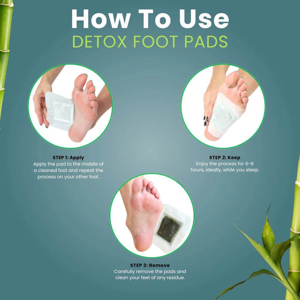 Detox Foot Pads – Overnight Relaxation & Sleep Support Patch (Pack of 10)