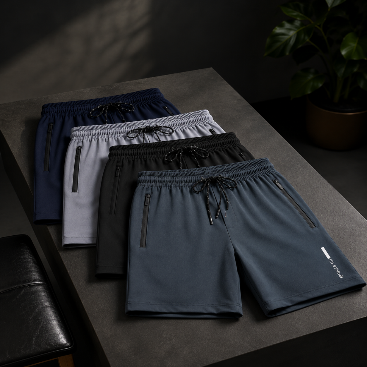 ComfortX™ 4-Way Stretch Shorts ⚡ Premium Pack of 4