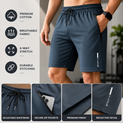 ComfortX™ 4-Way Stretch Shorts ⚡ Premium Pack of 4